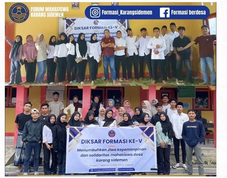 Rekrutmen Anggota Baru Forum Mahasiswa Desa Karang Sidemen